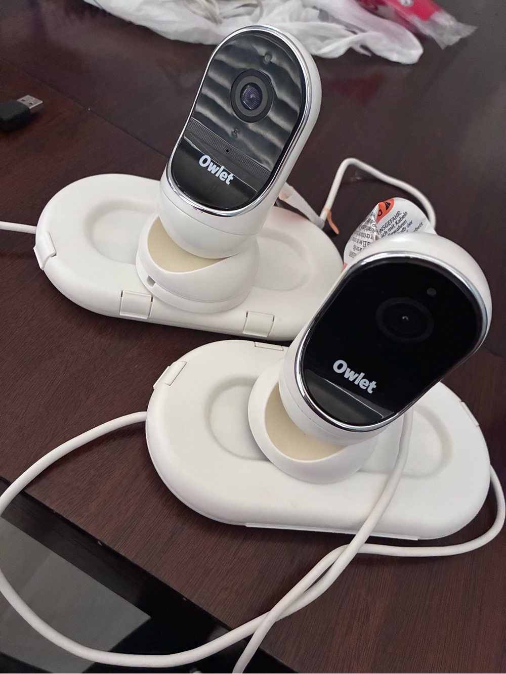 Owlet White Baby Monitor Camera Duo